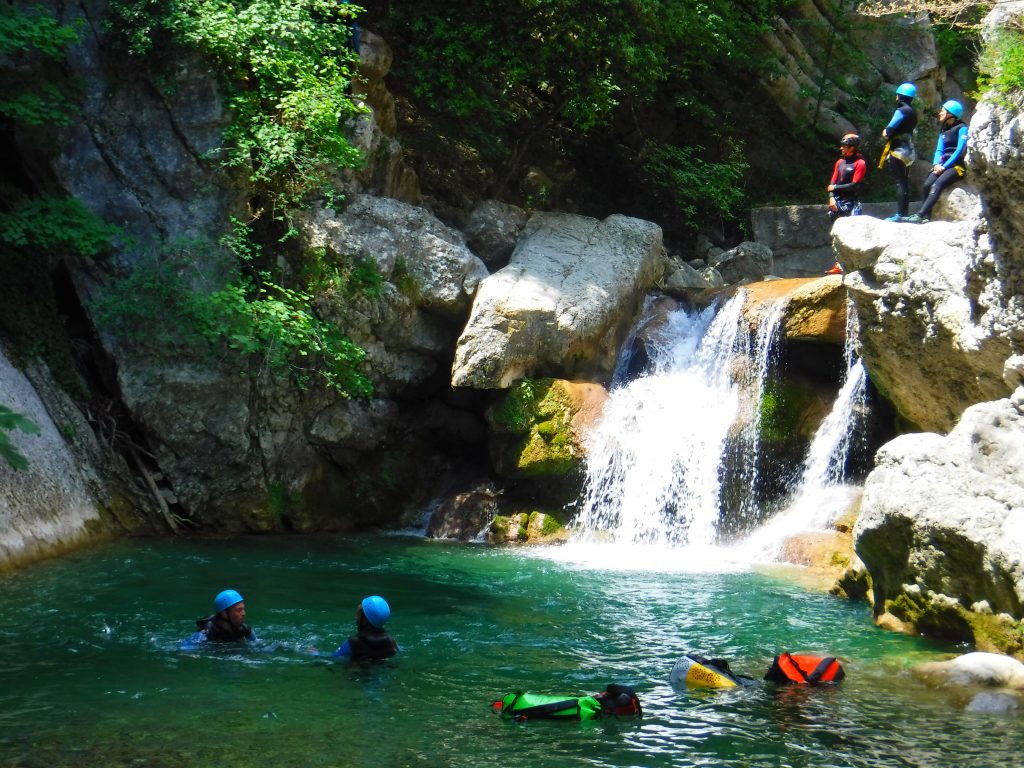 Canyonning gorges du verdon avec Aqua Verdon
